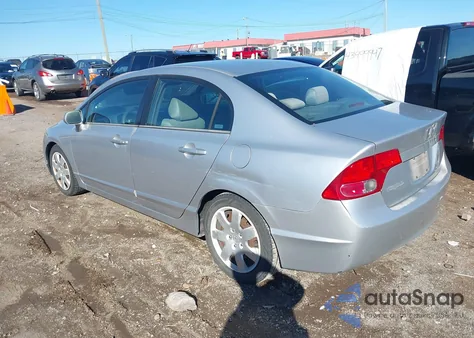2006 Honda Civic Lx из США, поврежденный, VIN 1HGFA16596L101997